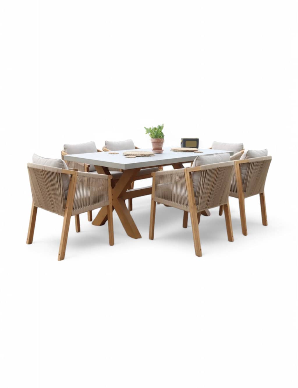 Luna 6 Seater Dining Set 2 of 5
