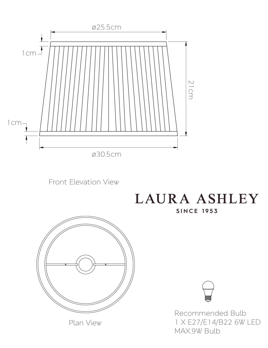 Hemsley Pleated Lamp Shade 4 of 4