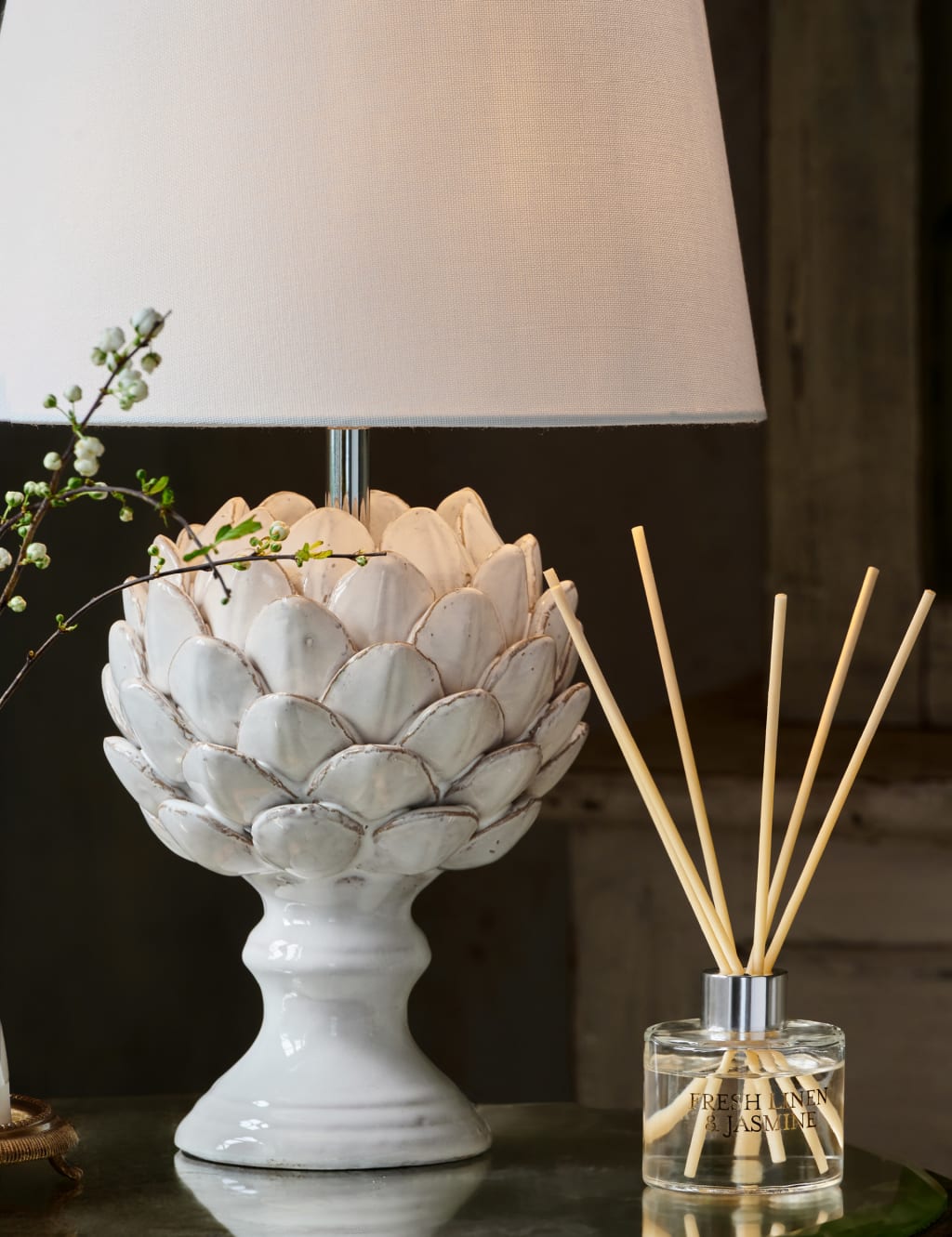 Artichoke lamp base sale