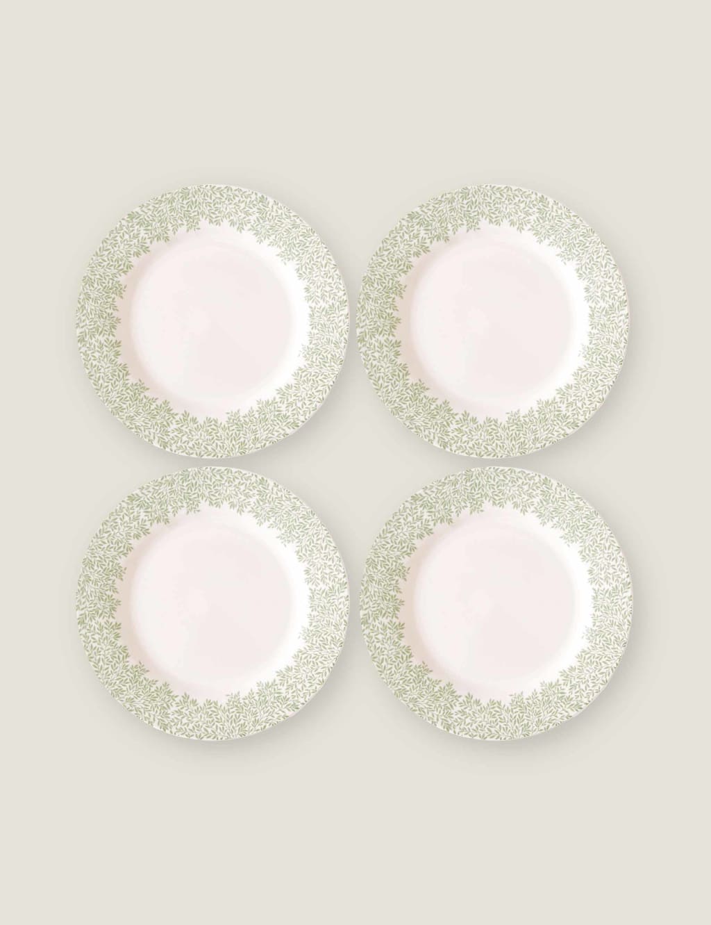 Set of 4 Morris & Co. Standen Dinner Plates 2 of 5