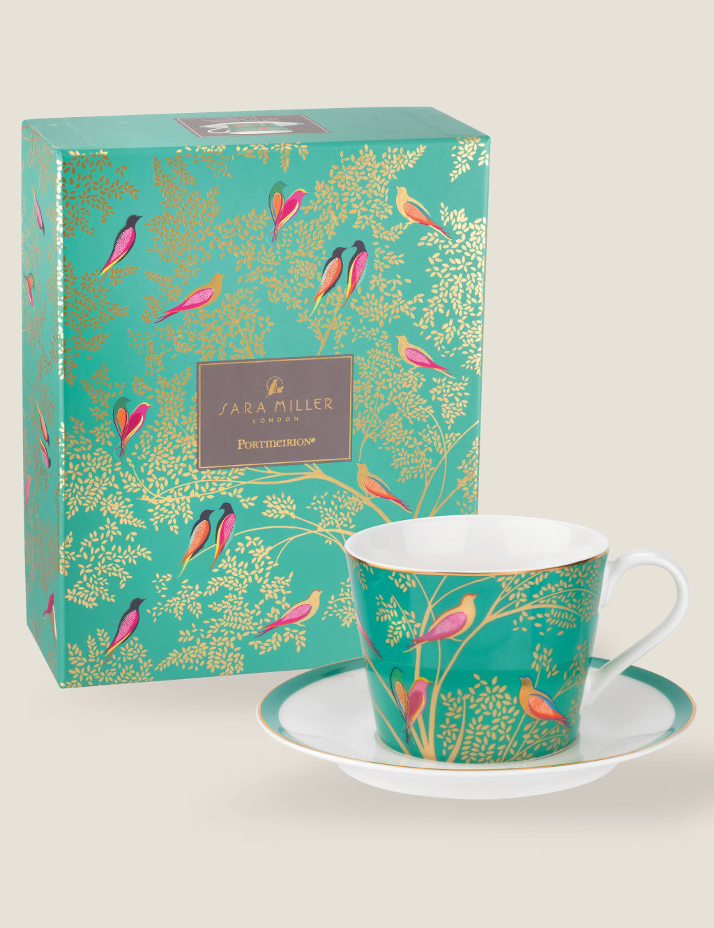 Green Bird Cup & Saucer 3 of 4