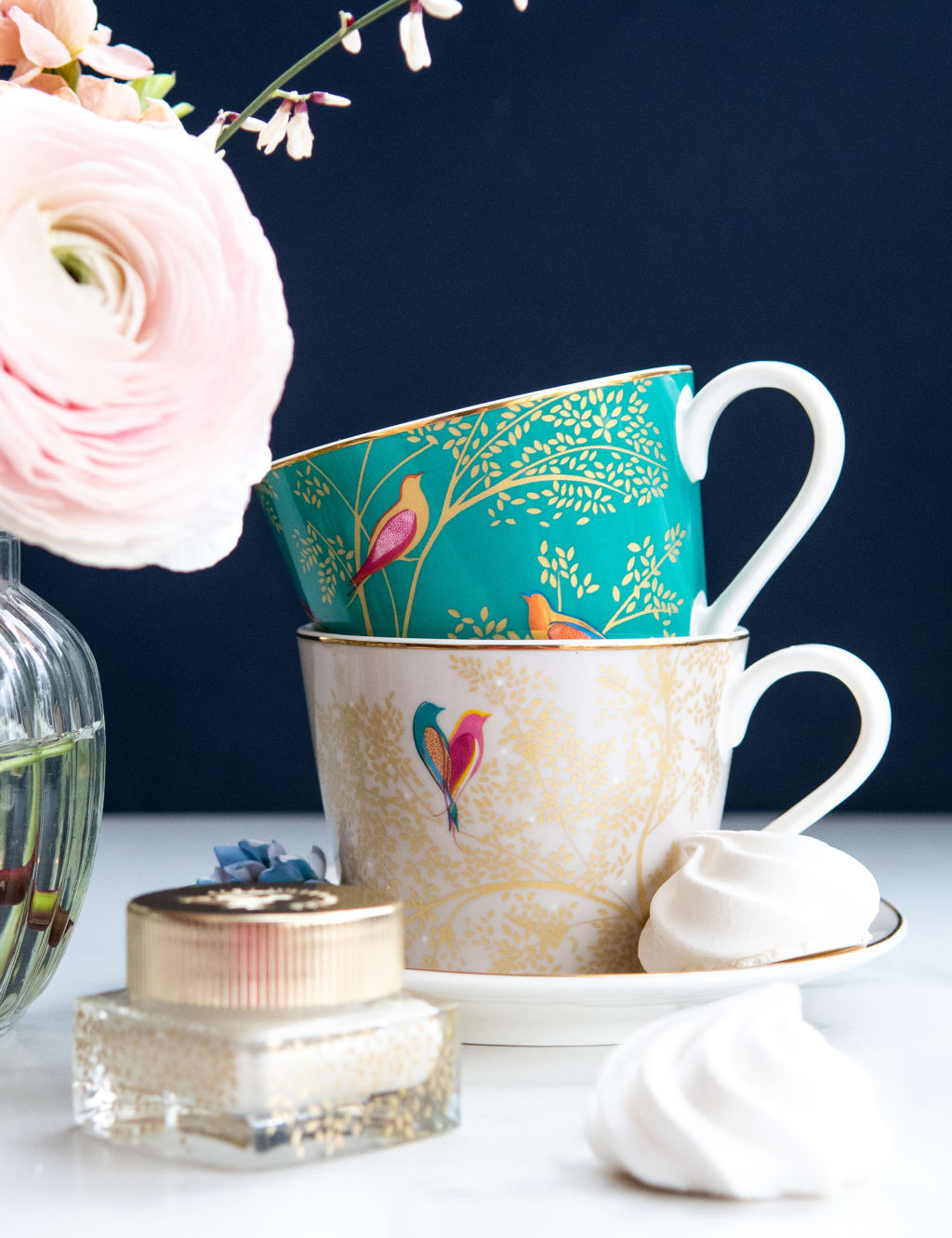 Green Bird Cup & Saucer 4 of 4