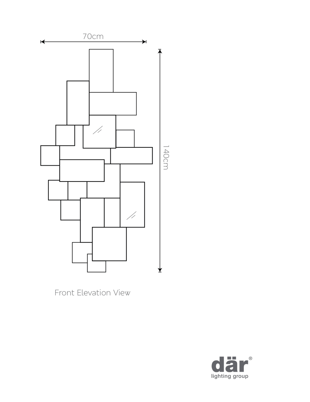 Block Wall Mirror 4 of 4