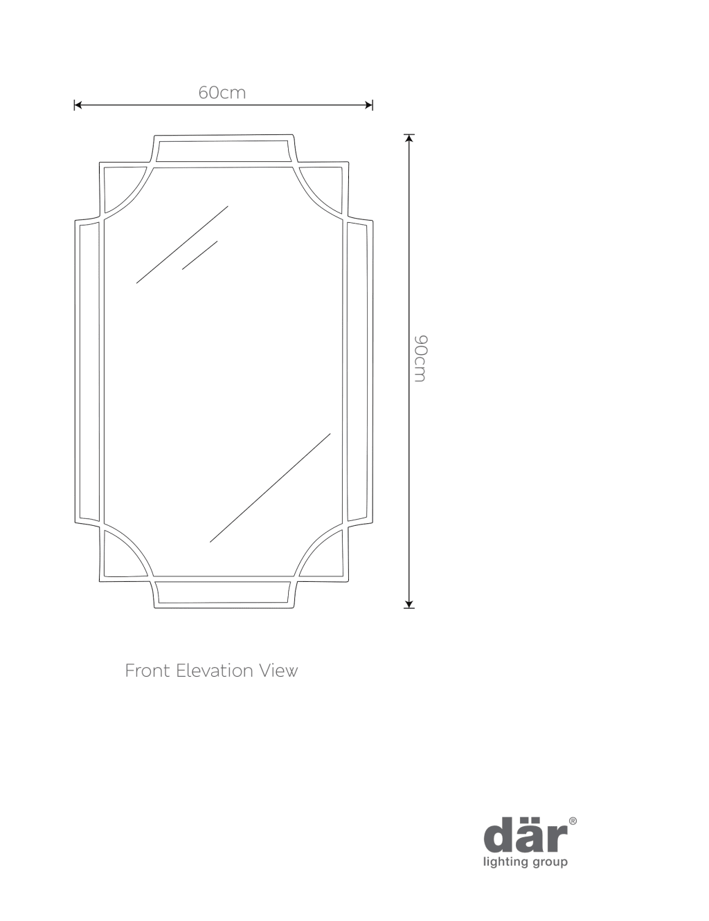 Guapo Rectangular Wall Mirror 4 of 4