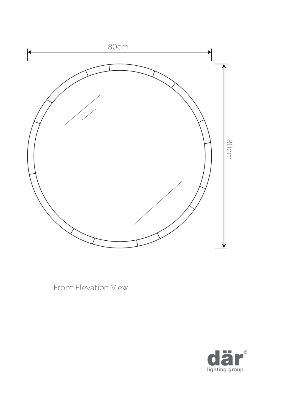 Gadany Round Wall Mirror 4 of 4