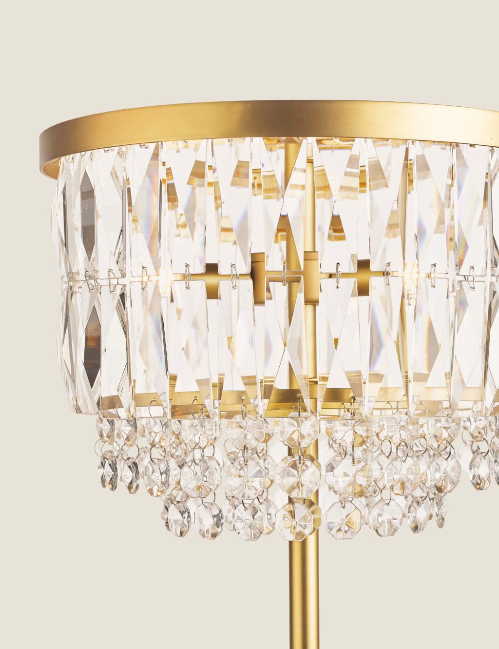 Rhosill Faceted Glass Floor Lamp 4 of 6