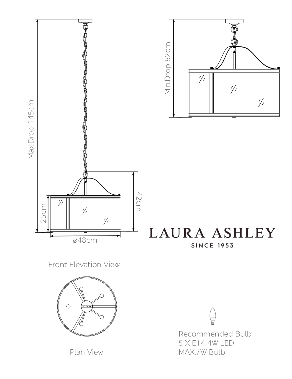 Harrington Metal Multi Pendant Light 5 of 5