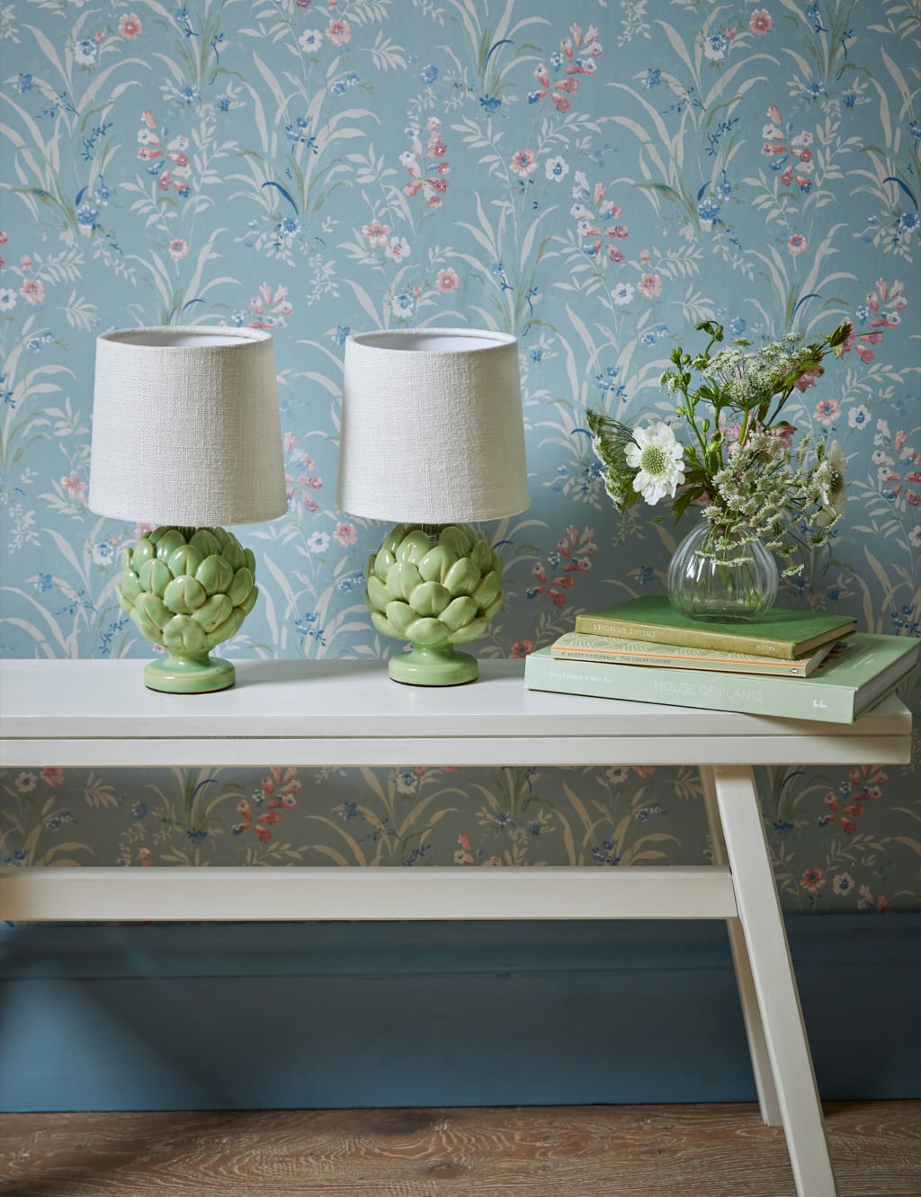Set of 2 Artichoke Ceramic Table Lamps 3 of 6