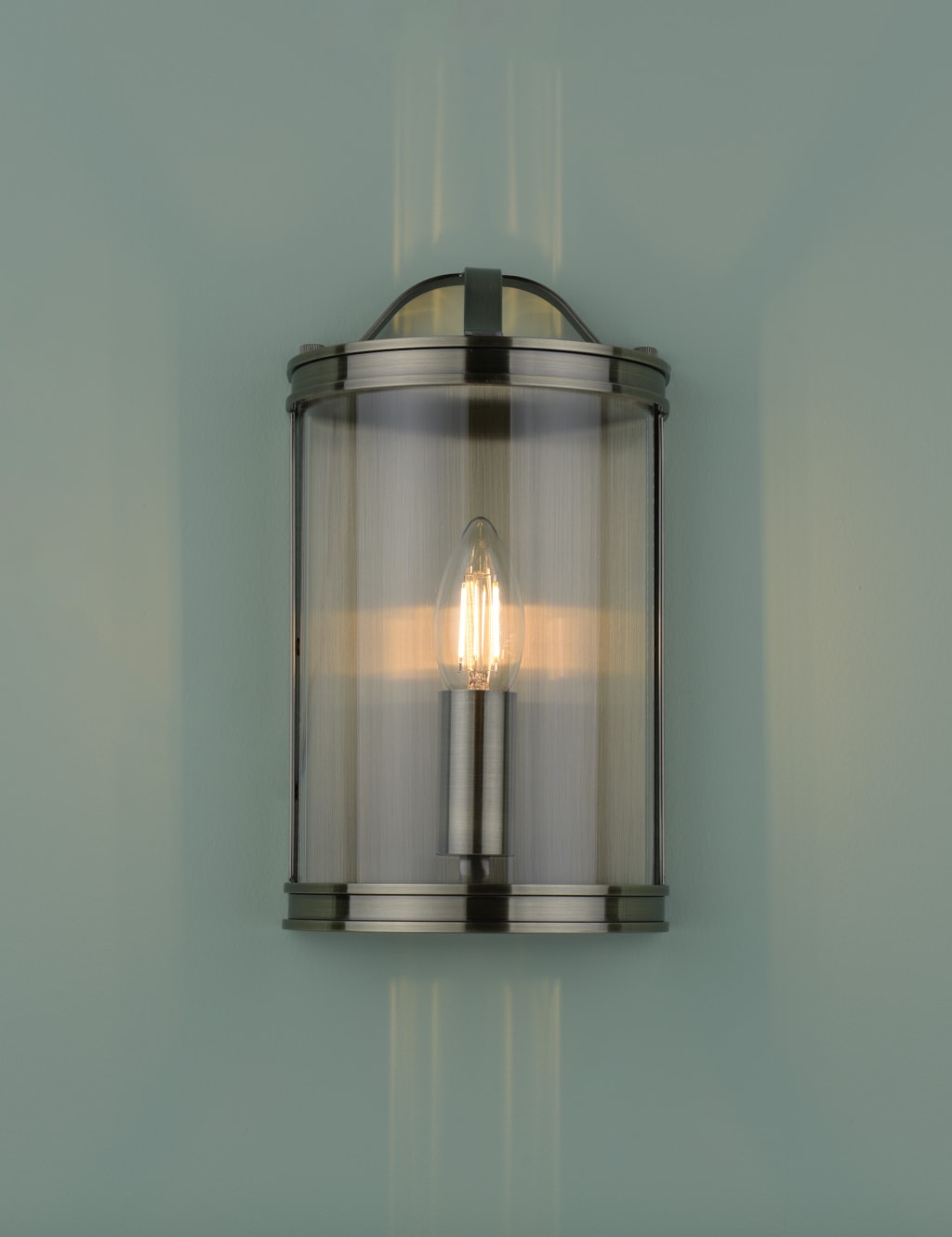 Harrington Metal Flush Wall Light 1 of 5