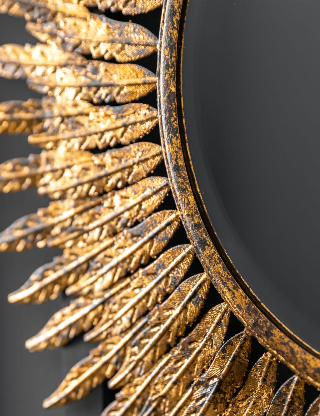 Quill Small Round Wall Mirror 3 of 3