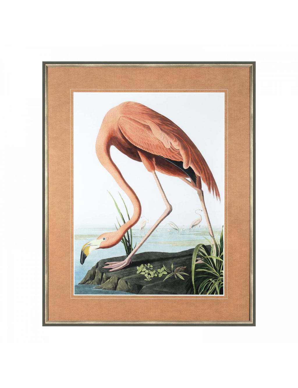 Flamingo Rectangle Framed Art 2 of 2
