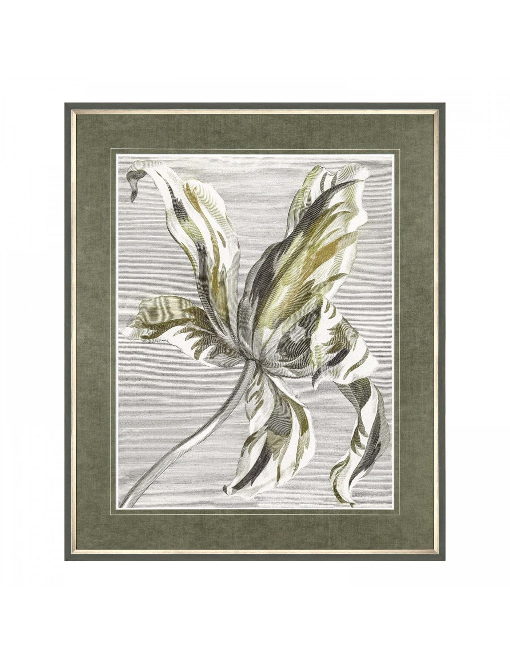 Tulip Bloom Floral Rectangle Framed Art 2 of 2