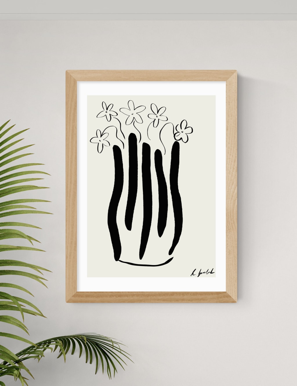 Abstract Vase Framed Art 2 of 2