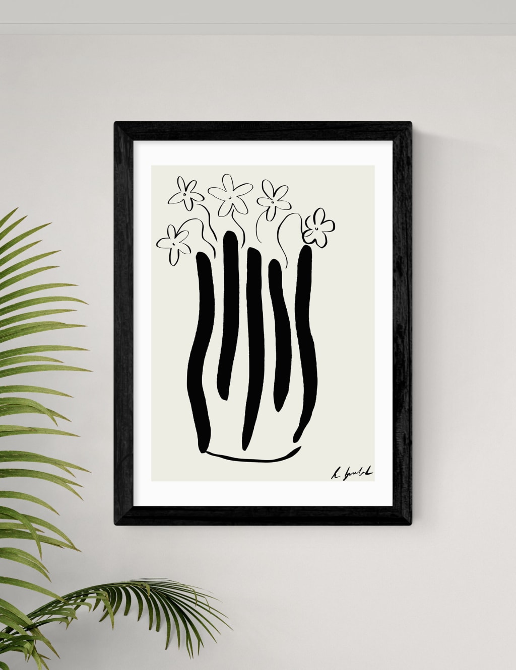 Abstract Vase Framed Art 2 of 2