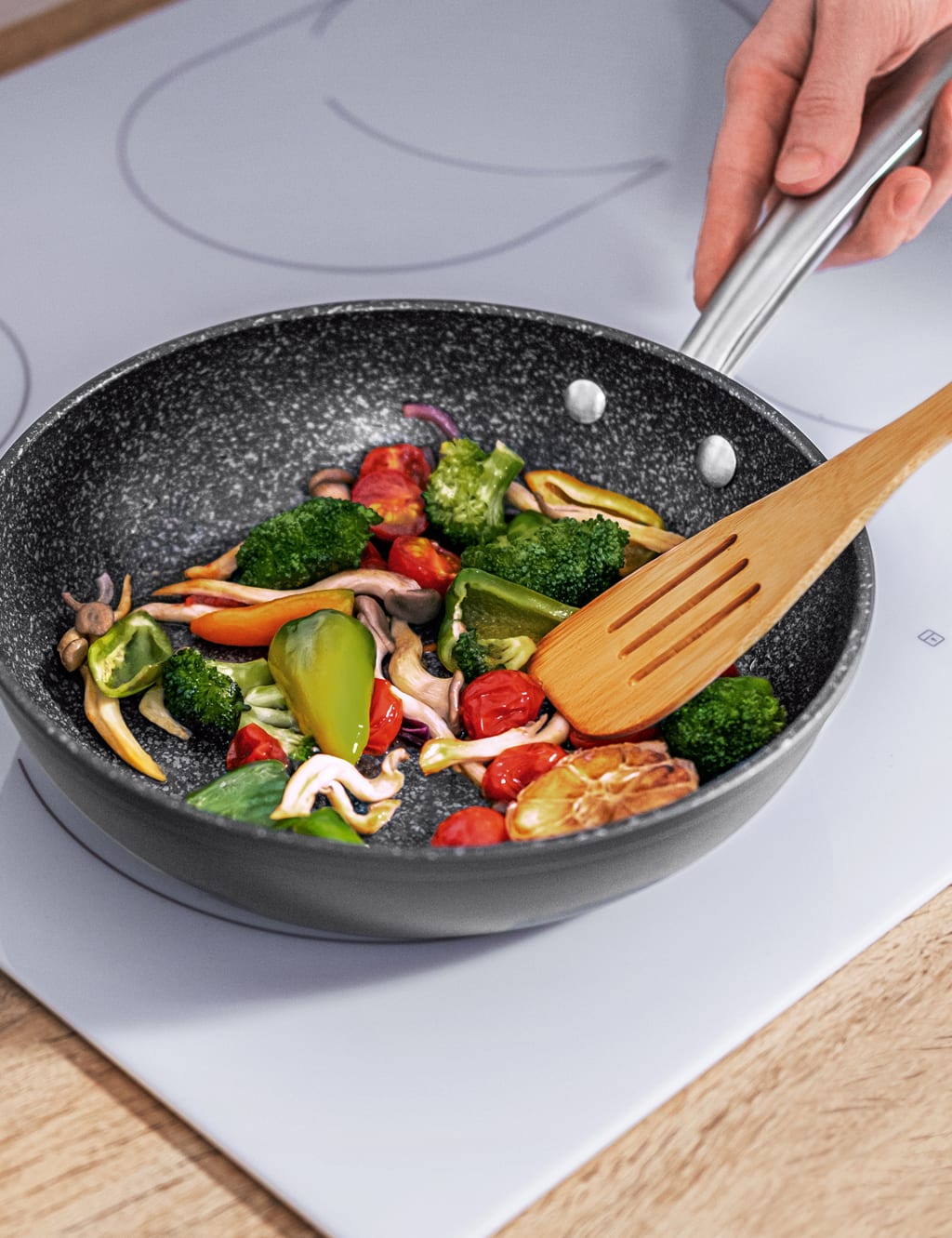 Scratch Guard 25cm Non Stick Frying Pan 6 of 6