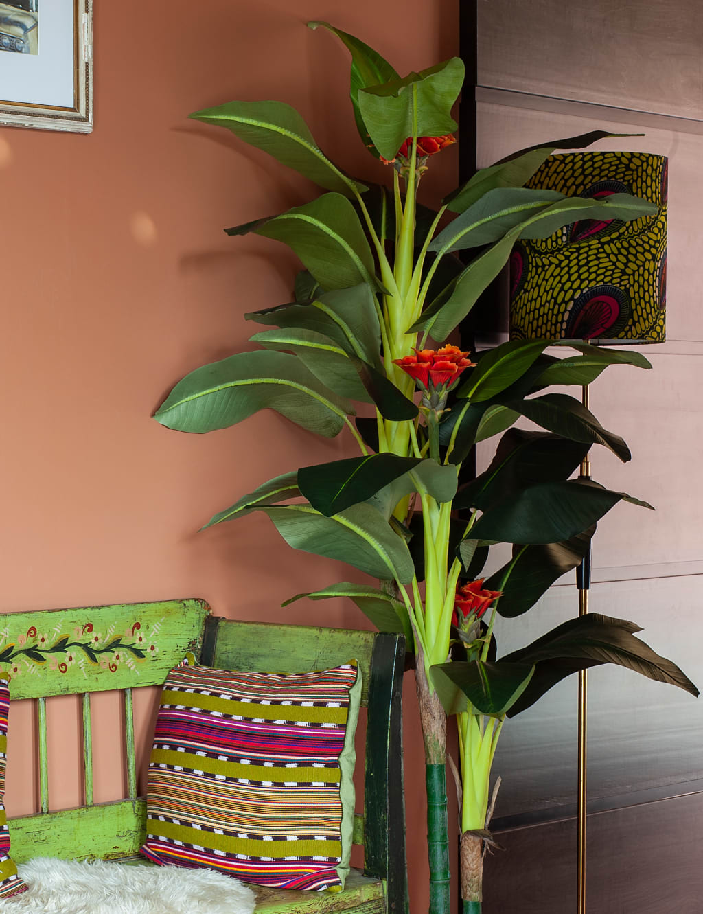 6ft Artificial Banana Tree in Pot 2 of 4