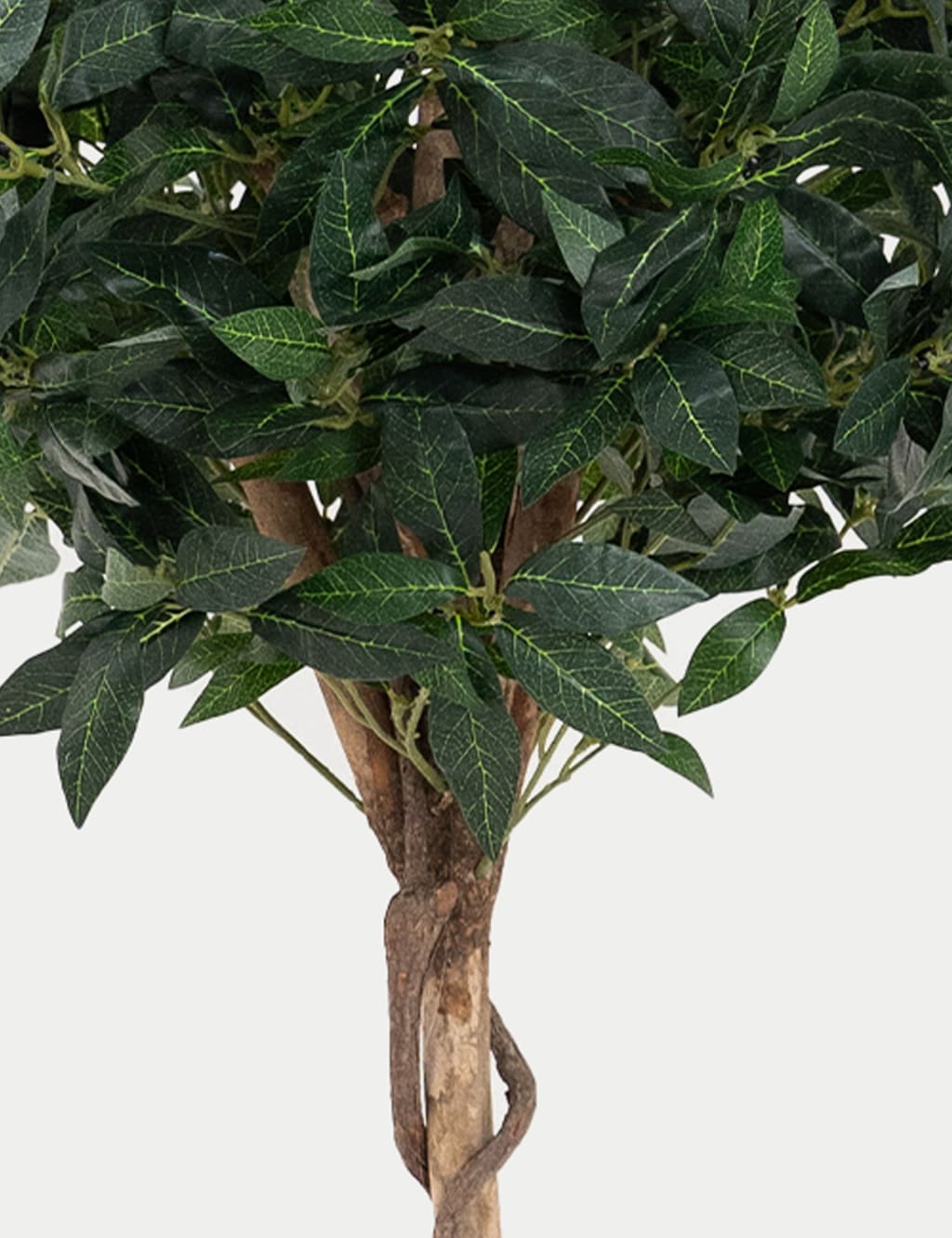 4ft Set of 2 Artificial Bay Trees in Pots 2 of 3
