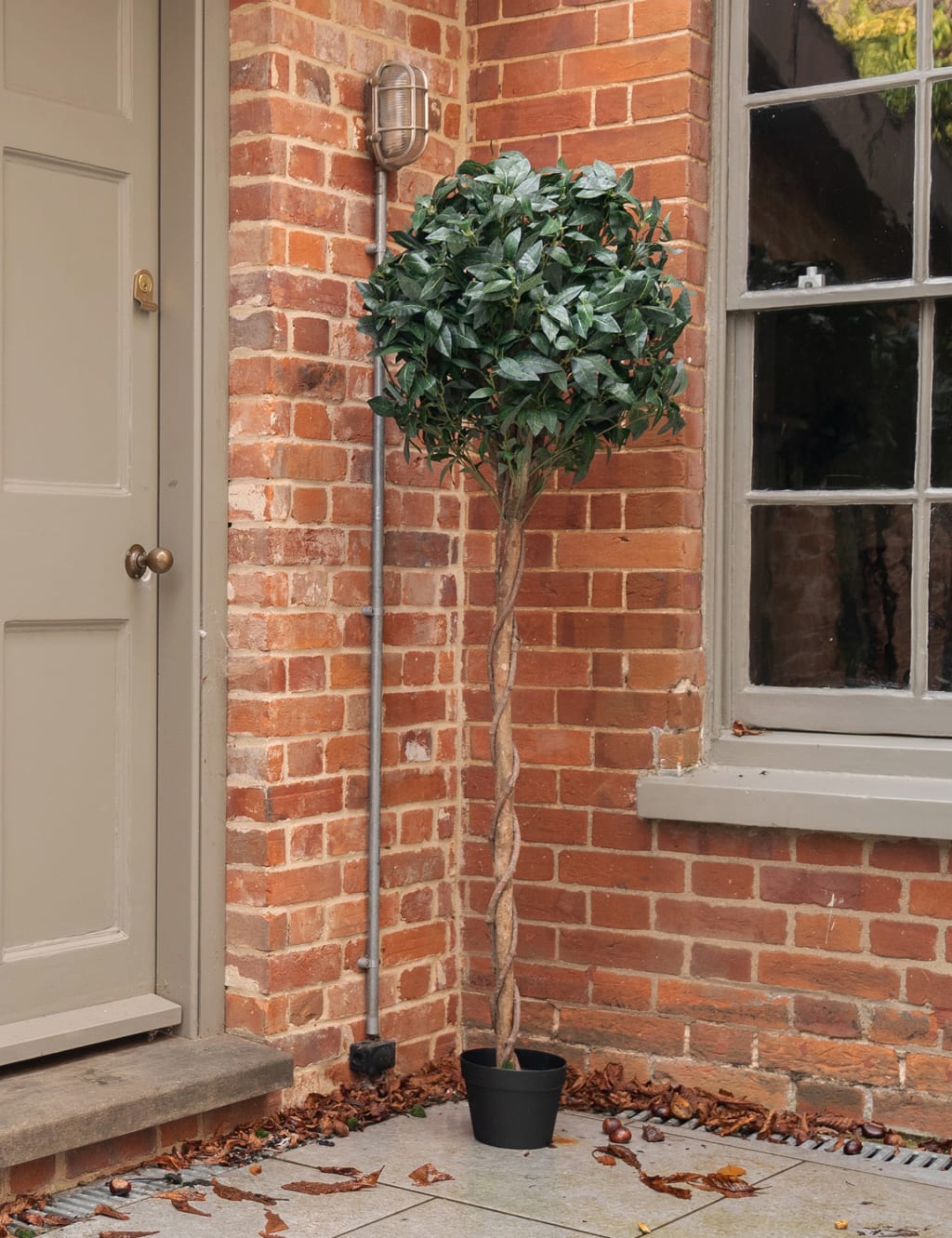 5ft Artificial Bay Laurel Tree in Pot 3 of 3
