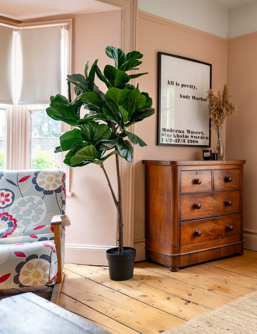 6ft Artificial Floor Standing Fig Tree 3 of 4