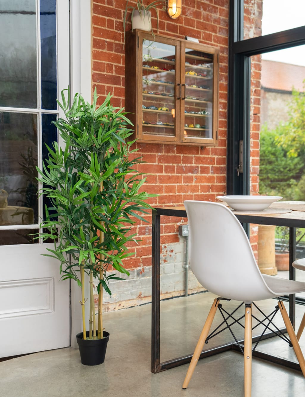 4ft Artificial Oriental Bamboo Plant in Pot 3 of 3