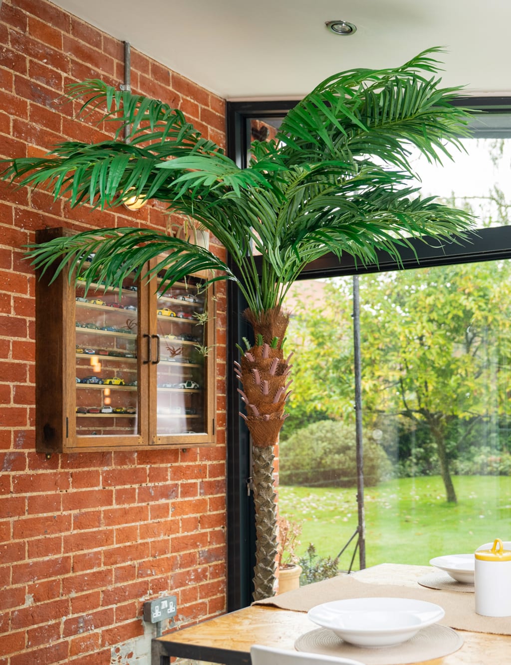 8ft Artificial Phoenix Palm Tree in Pot 3 of 3