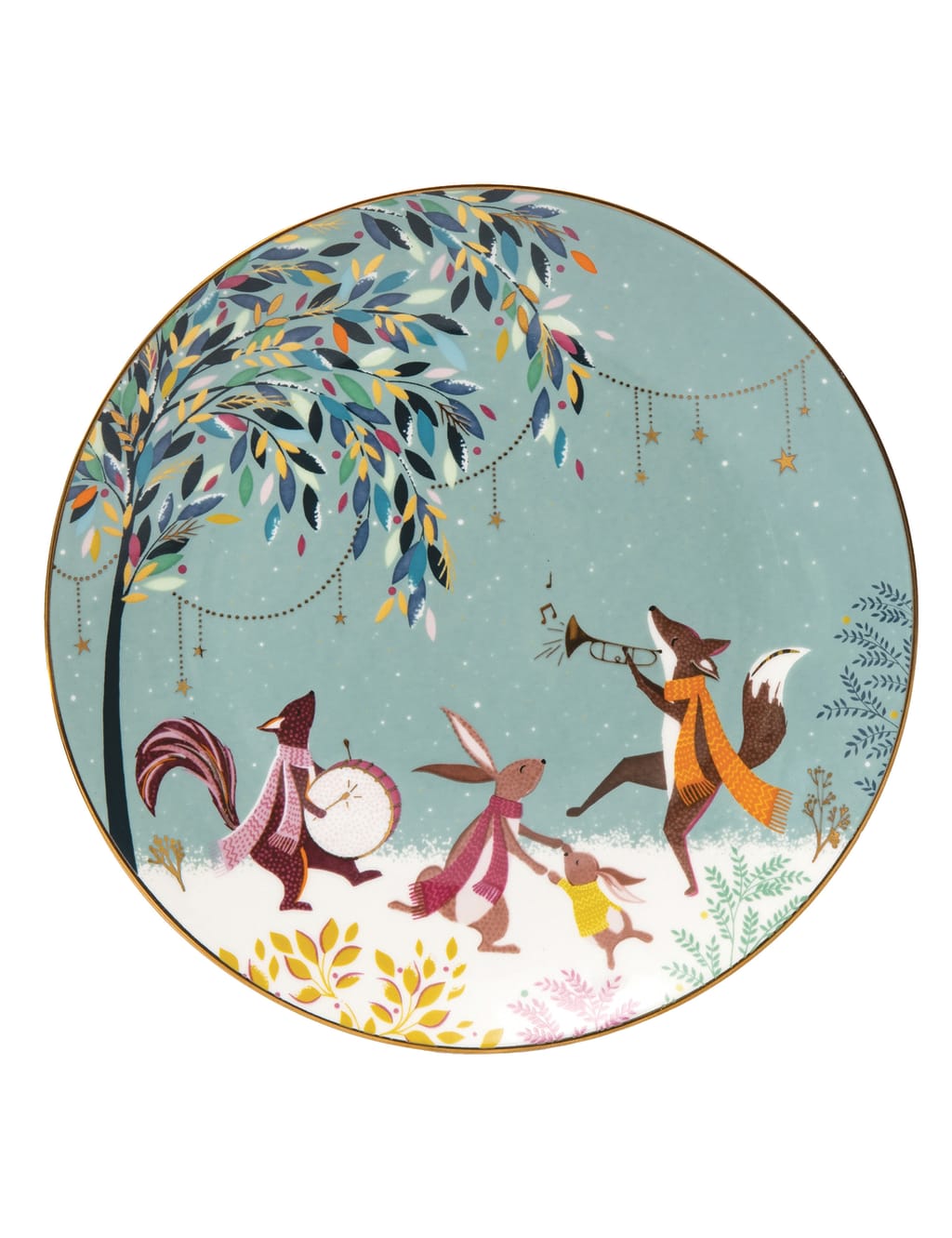 Set of 4 Woodland Tales Side Plates 7 of 11