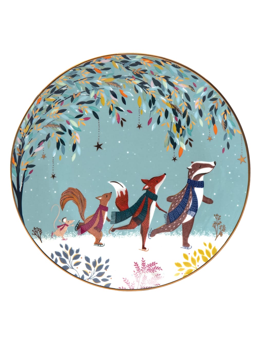 Set of 4 Woodland Tales Side Plates 9 of 11