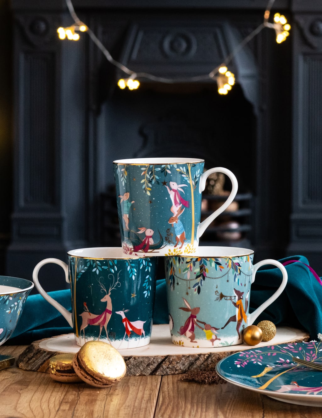 Set of 4 Woodland Tales Mugs 6 of 6