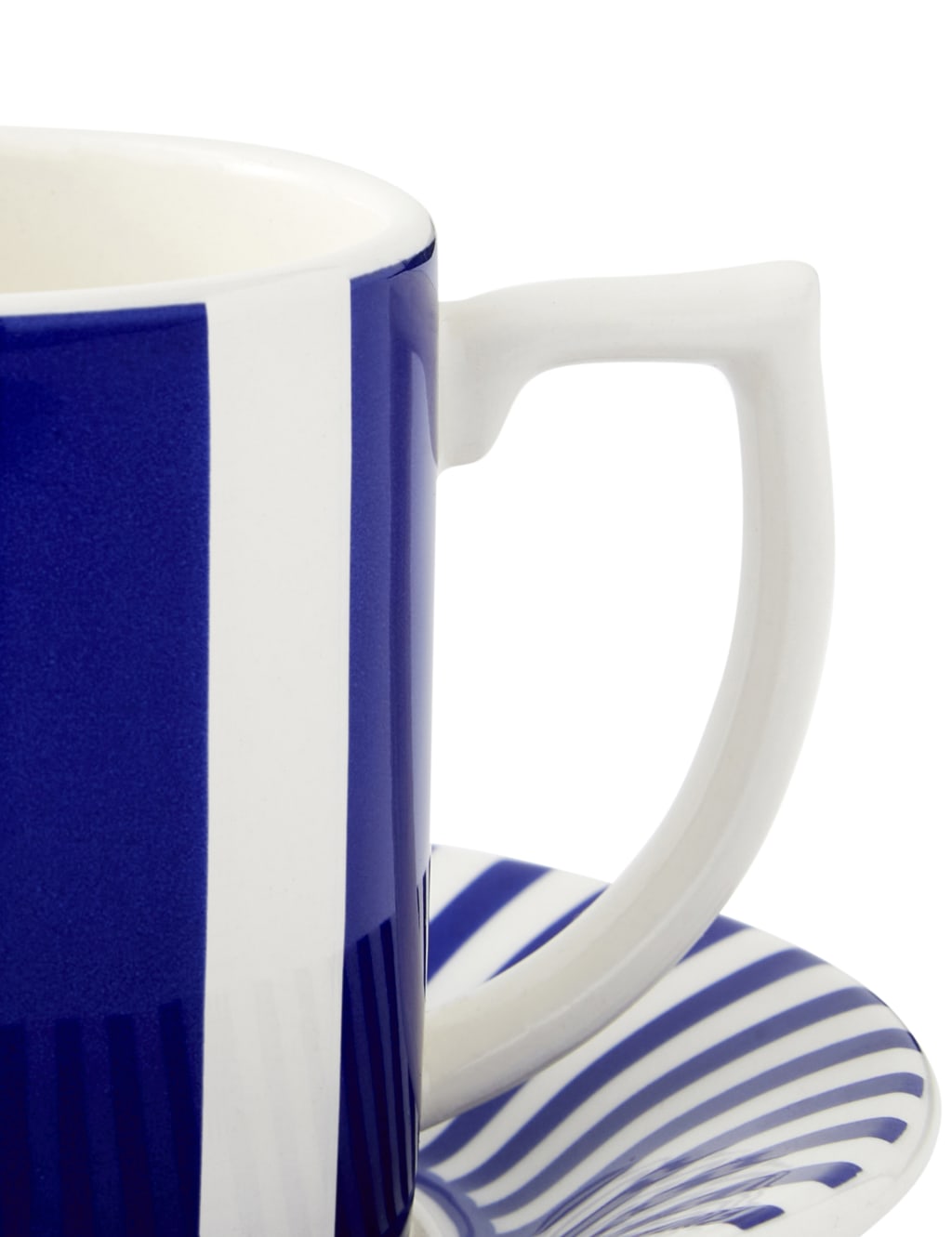 Set of 4 Steccato Espresso Cups & Saucers 6 of 6