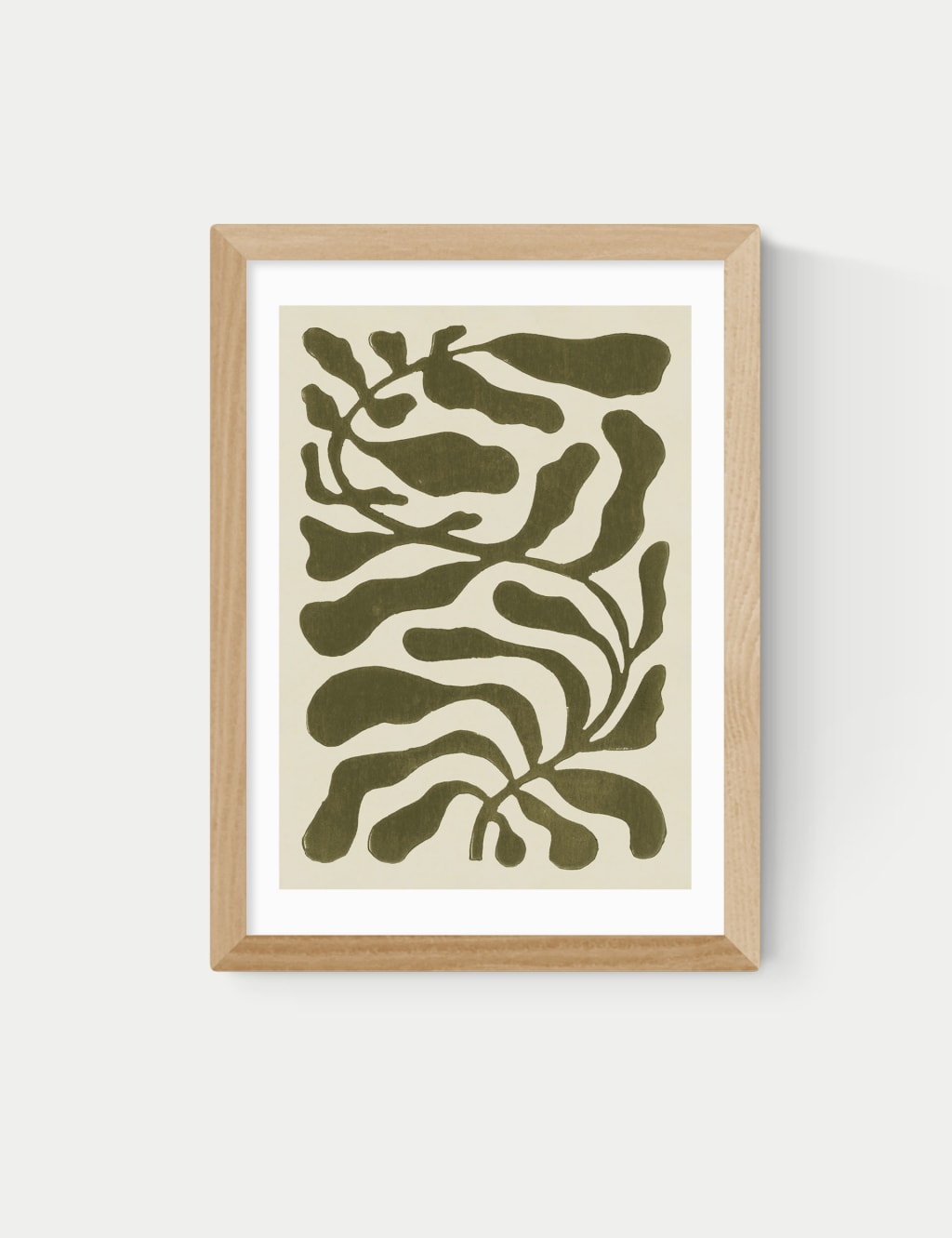 One Hundred Leaved Plant Green Framed Art 1 of 2