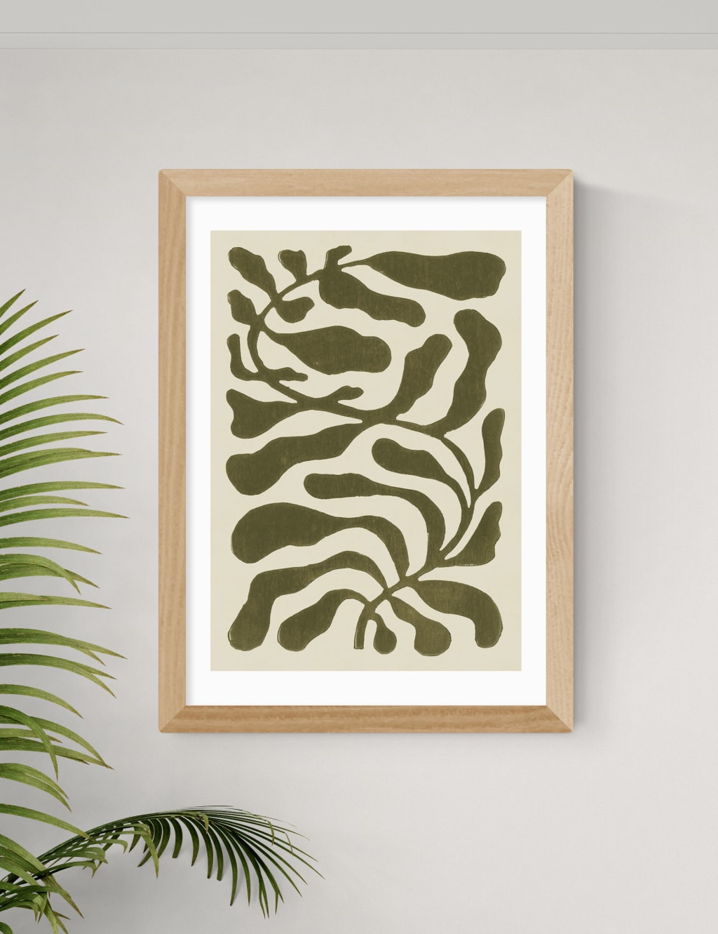 One Hundred Leaved Plant Green Framed Art 2 of 2