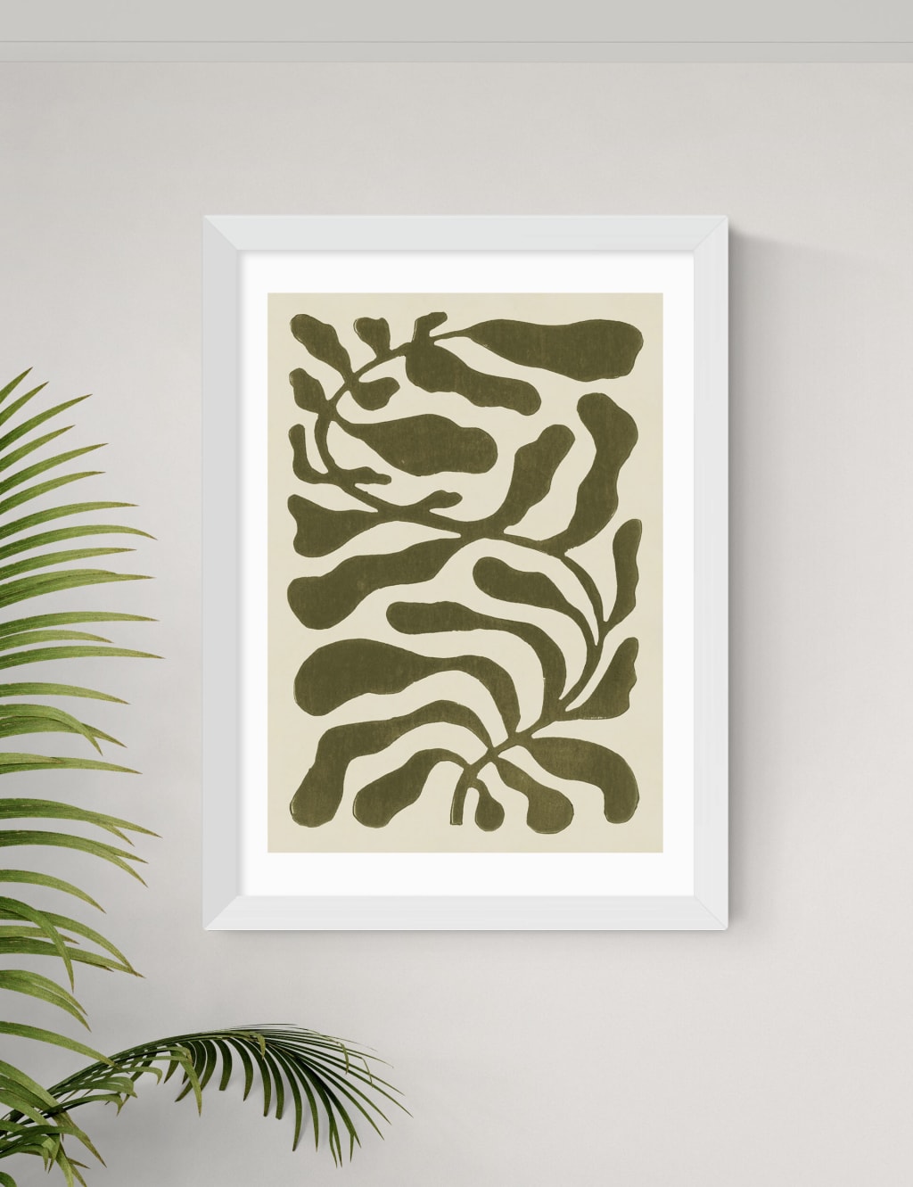 One Hundred Leaved Plant Green Framed Art 2 of 3