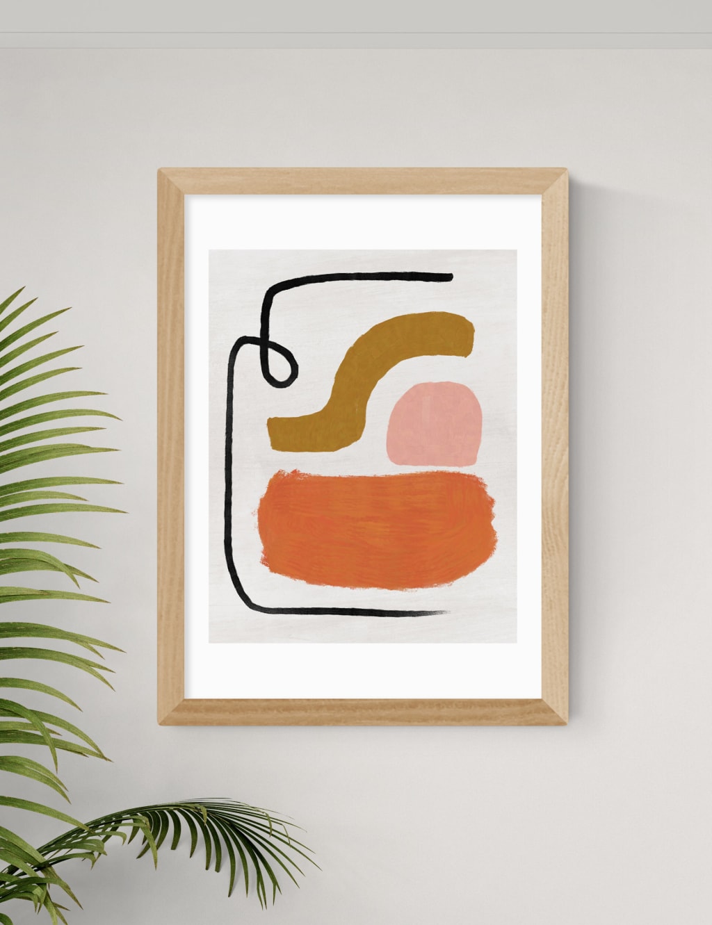 Simple Abstract Framed Art 2 of 3