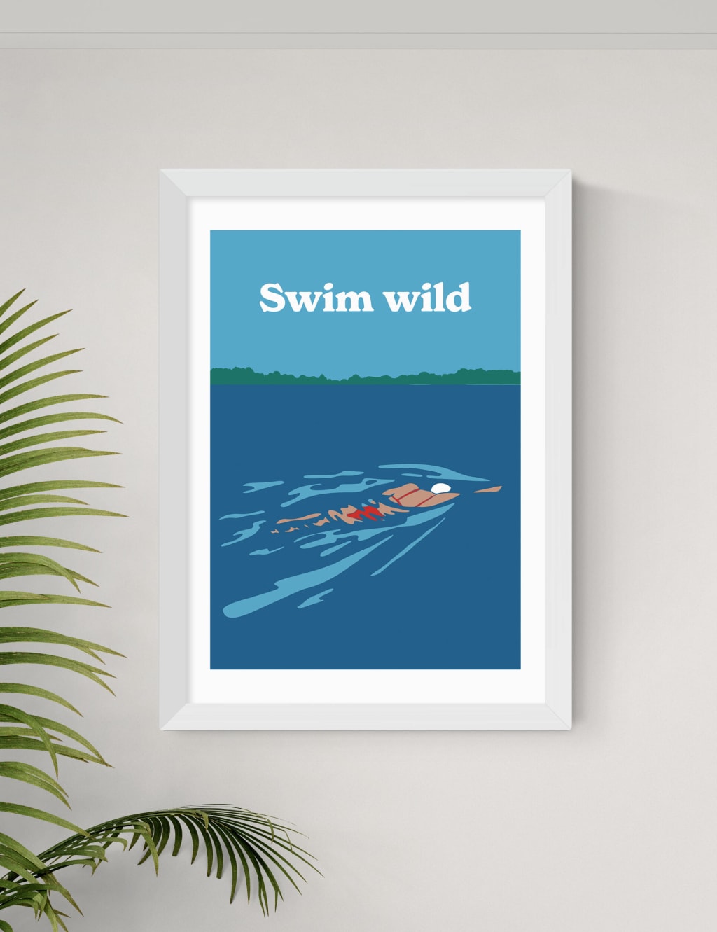 Swim Wild Framed Art 2 of 2