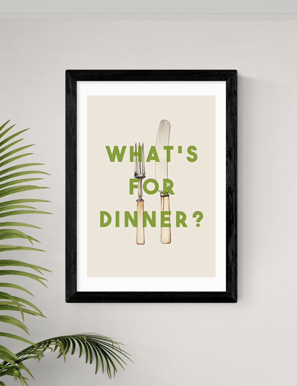 What's For Dinner Framed Art 2 of 3