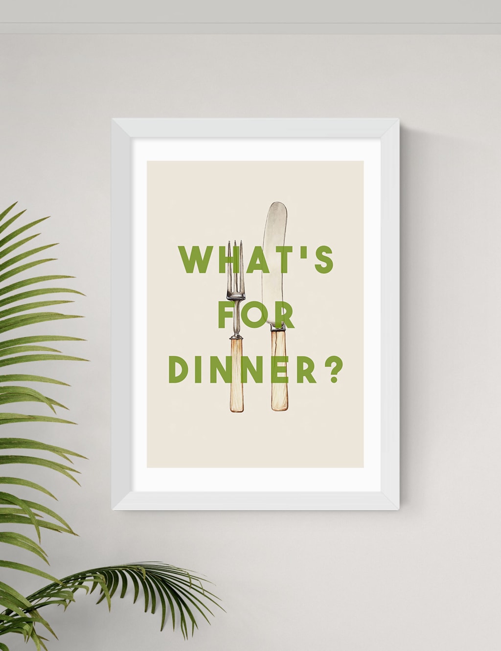 What's For Dinner Framed Art 2 of 3