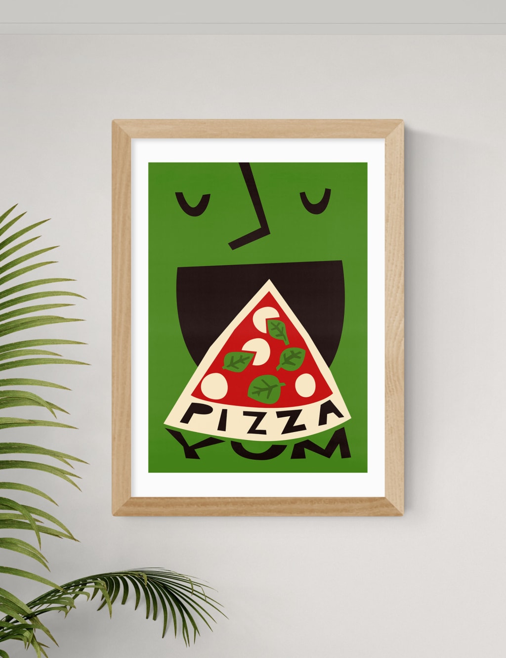Yum Pizza Framed Art 2 of 2