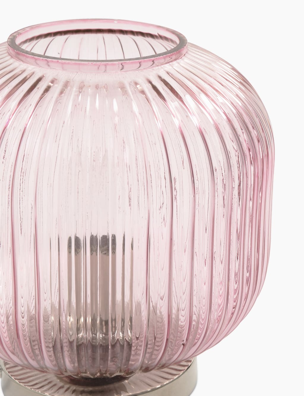 Ribbed Glass Table Lamp 5 of 5