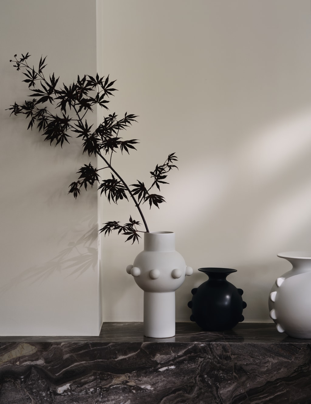 Scallop Edge Ceramic Bouquet Vase 5 of 5