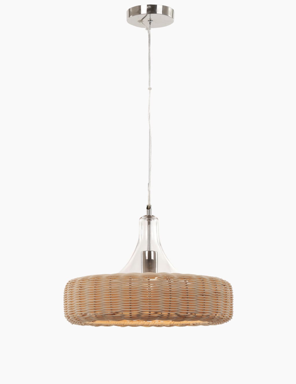 Classic Woven Rattan Pendant 2 of 5