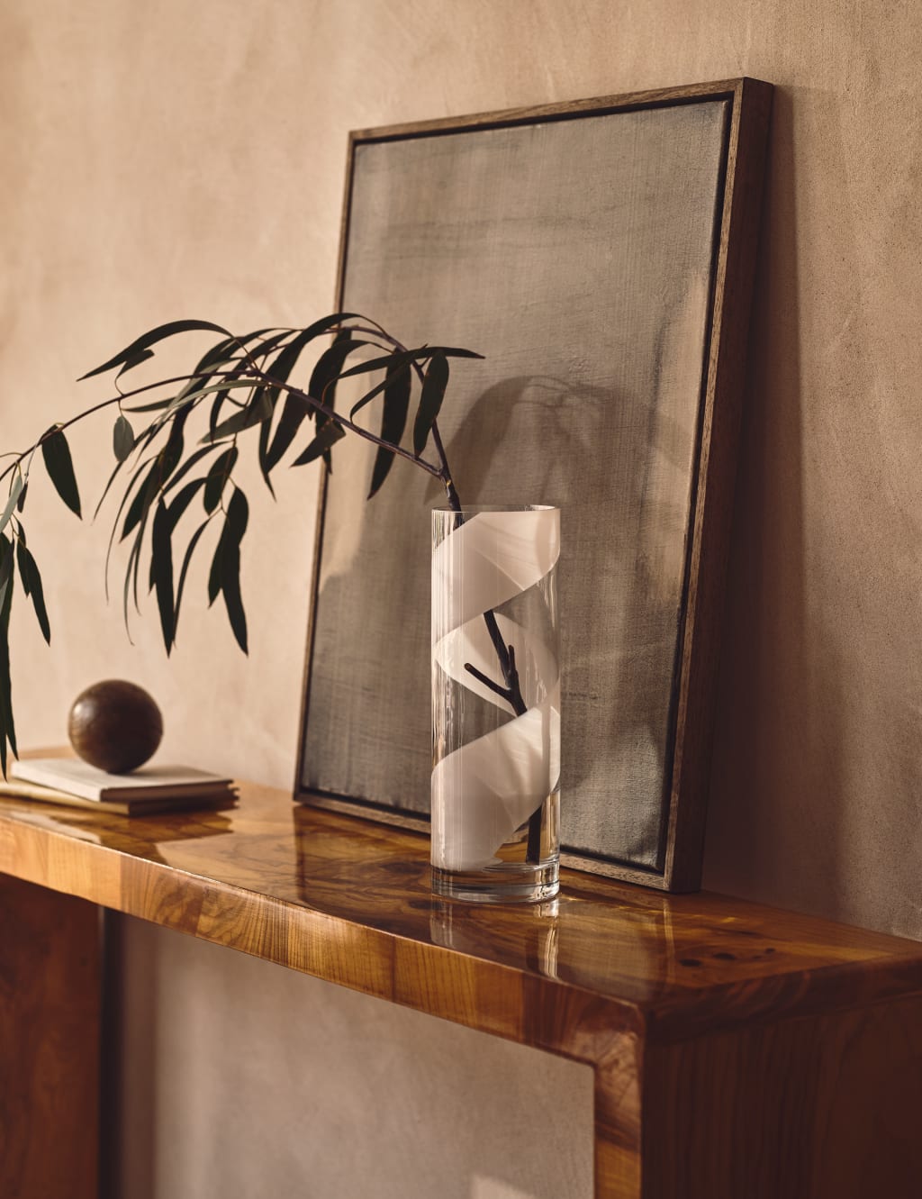 Swirl Glass Cylinder Vase 4 of 4