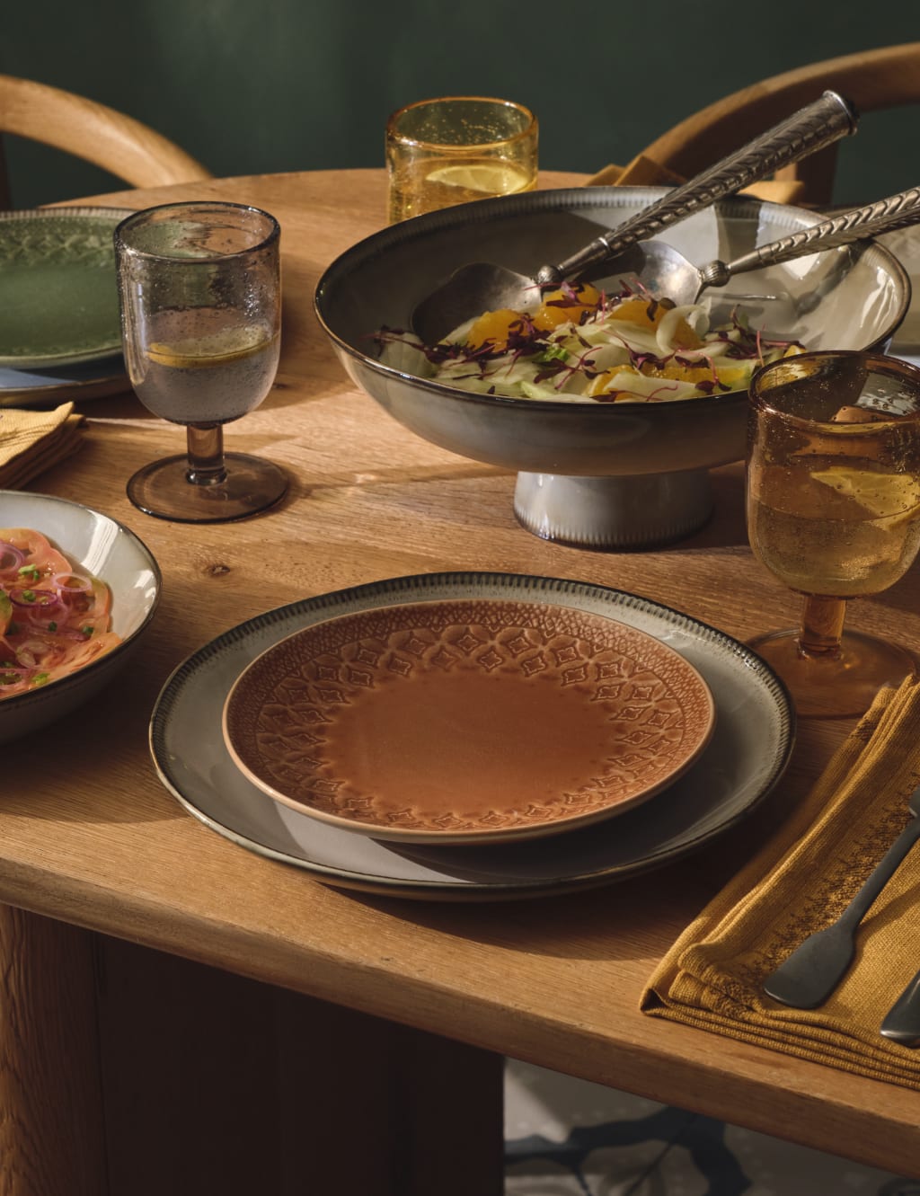 12 Piece Stoneware Dinner Set