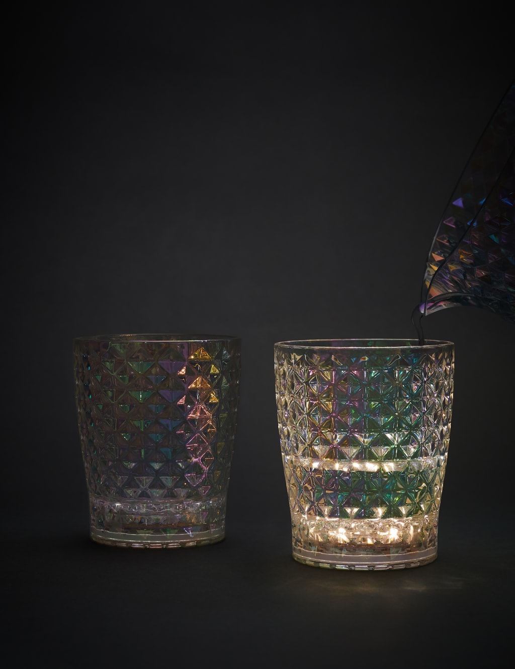 Light up beverage glasses sale