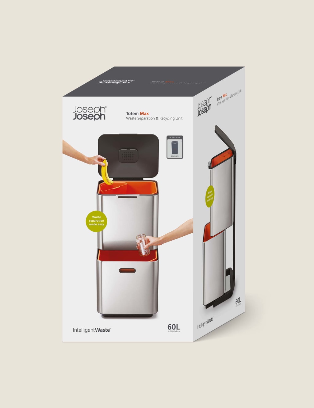 Totem Max 60 Litre Waste & Recycling Bin 6 of 6