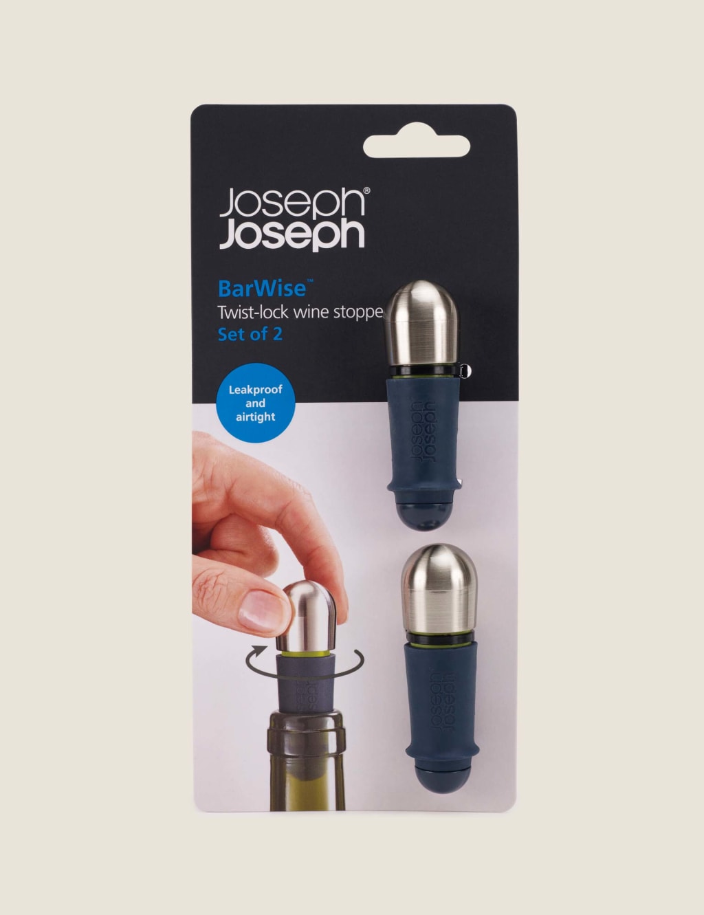 BarWise™ Twist-lock Wine Stoppers Set 5 of 5
