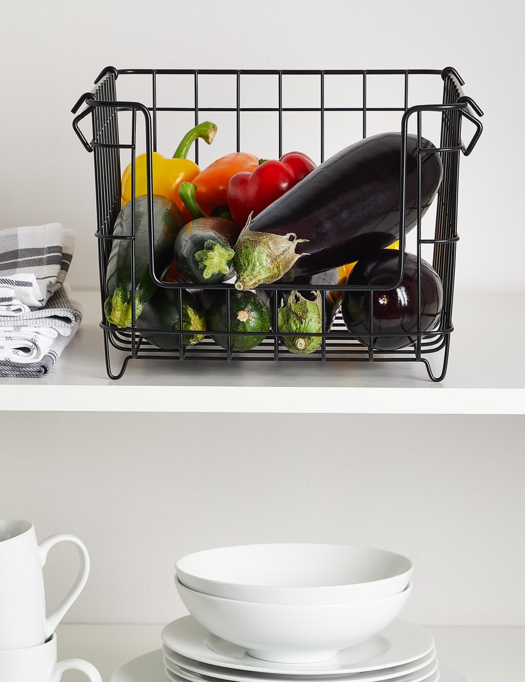 Large Stackable Storage Basket 2 of 4