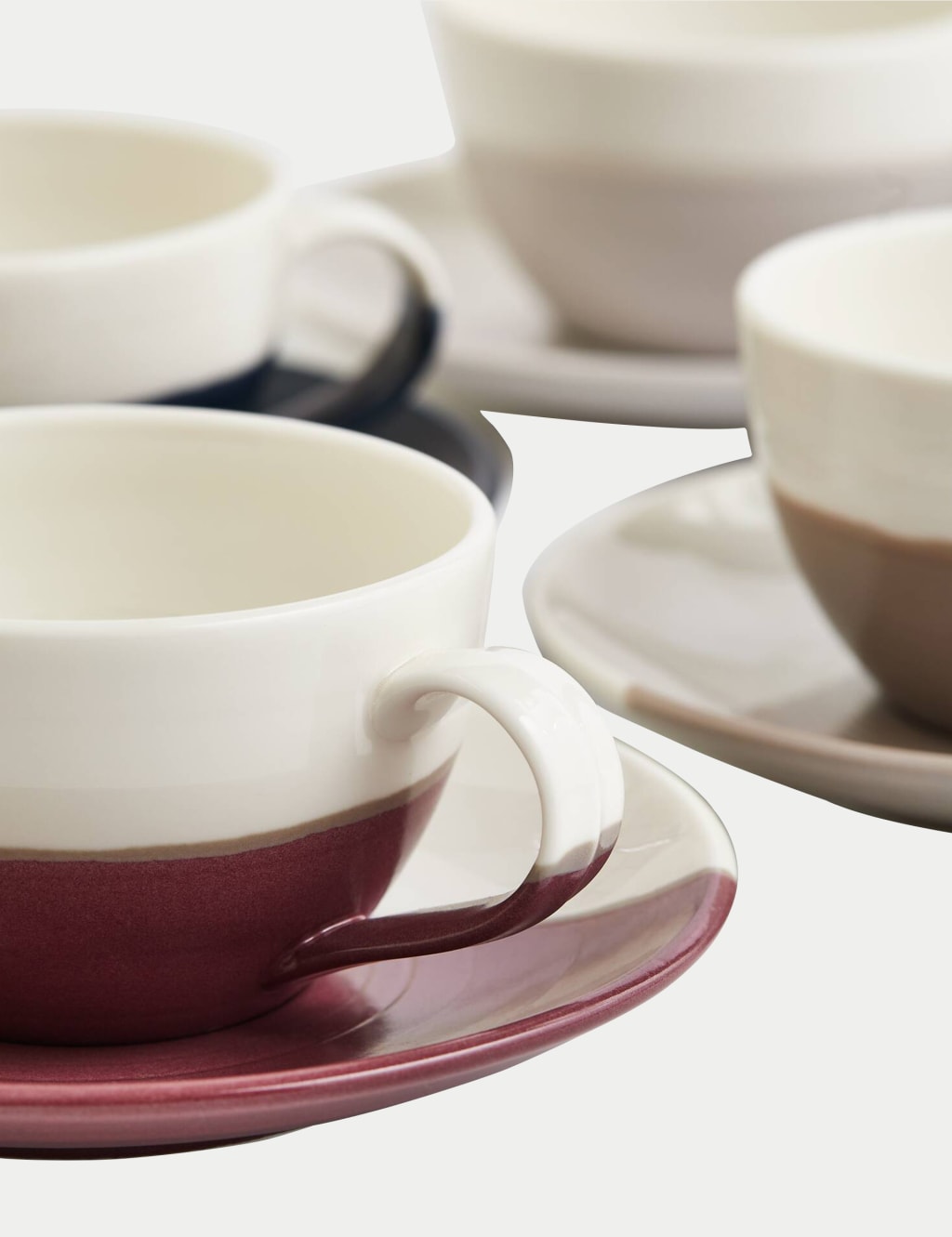 Set of 4 Coffee Studio Cups & Saucers 2 of 6