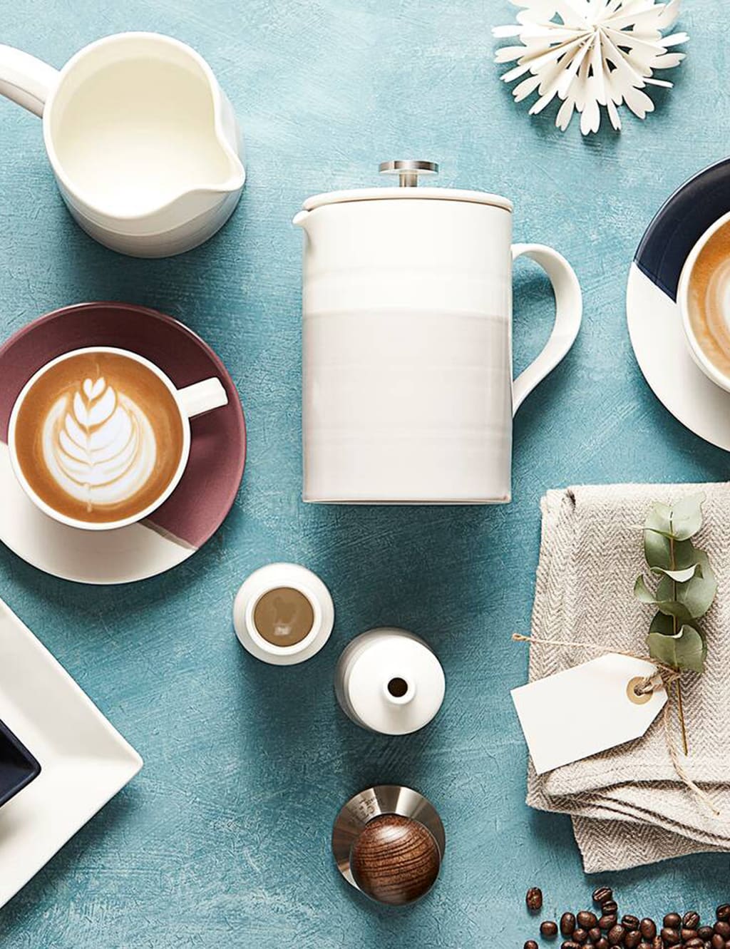 Set of 4 Coffee Studio Cups & Saucers 6 of 6