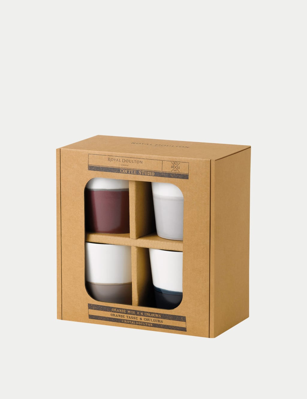 Set of 4 1815 Coffee Studio Grande Mugs 2 of 3