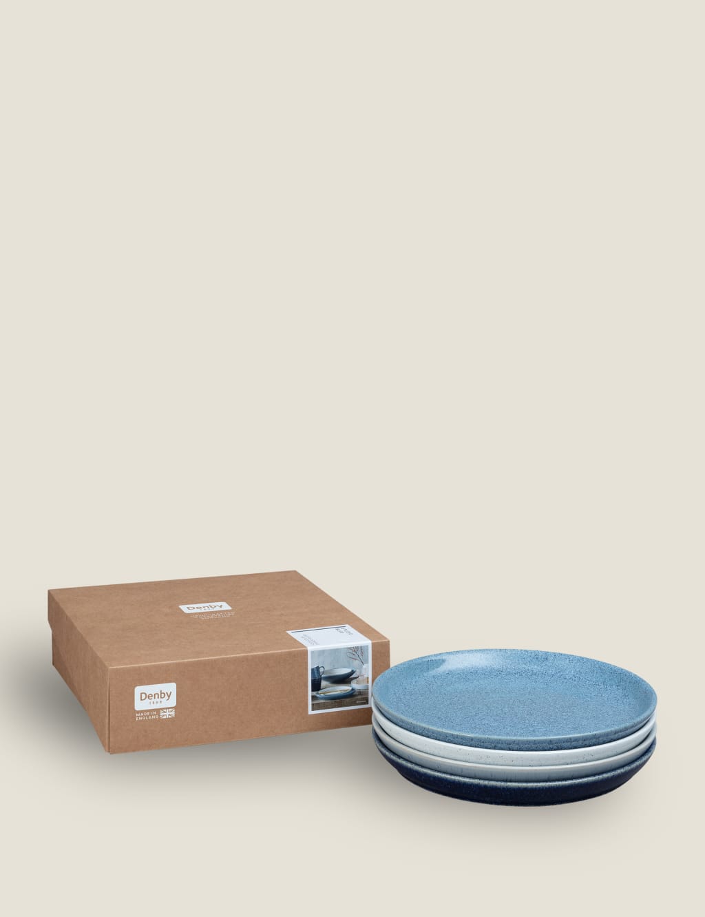 Set of 4 Studio Blue Dinner Plates 2 of 5